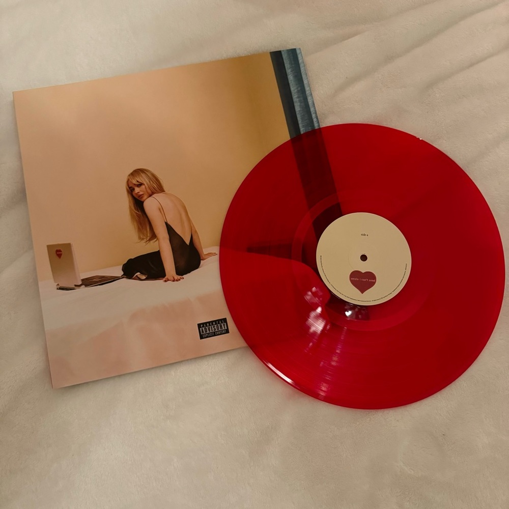 Sabrina Carpenter Emails I Can’t Send Red anniversary vinyl